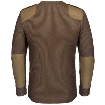 Sweter Oficerski Wełna 528/MON KHAKI 088-094/170