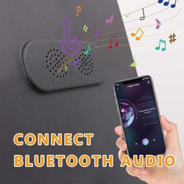 Зеркало для макияжа со светодиодной подсветкой, USB, 41x30см, Черное