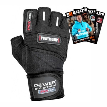 POWER SYSTEM POWER GRIP RĘKAWICE NA SIŁOWNIĘ TRENING MOCNE