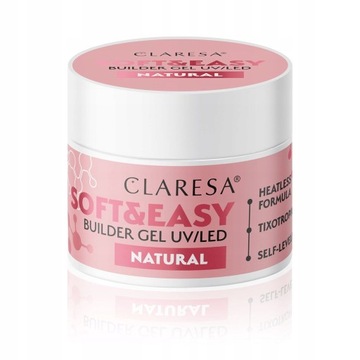 Claresa Строительный гель SOFT&EASY натуральный 45г