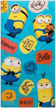 RĘCZNIK MINIONKI MINIONS THE RISE OF GRU 70x140