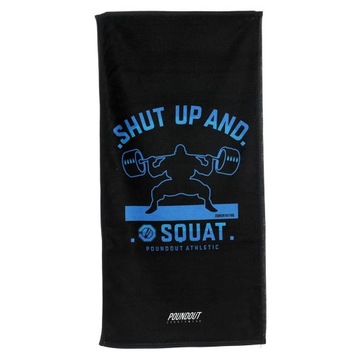 Ręcznik frotte SHUT UP AND SQUAT 70 x 140 cm