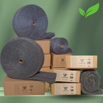 Wata polerska do polerowania metalu 250g Wełna stalowa - wydechy kolektory