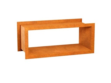 Stojak na drewno Corten LENA dodPR 88x40x38
