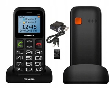 TELEFON DLA SENIORA KOMÓRKOWY MAXCOM MM426 SOS pomoc USB-C