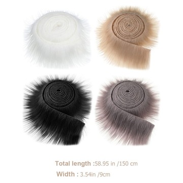 Украшение дома из искусственного меха белой лентой