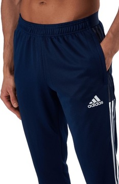 SPODNIE DRESOWE MĘSKIE ADIDAS SLIM FIT DRESY RURKI