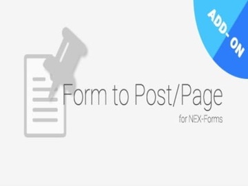 Wtyczka Nex-Forms - Form To Post/Page Add-On