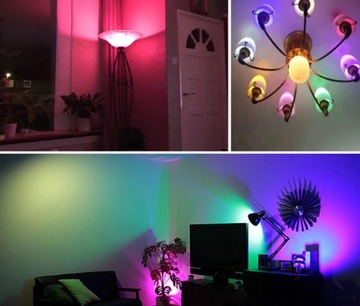 ДИСКОШАР ЛАМПОЧКА СВЕТОДИОДНЫЙ ДИСКОПРОЕКТОР RGB ЛАЗЕРНЫЙ ПУЛЬТ ДИСТАНЦИОННОГО УПРАВЛЕНИЯ