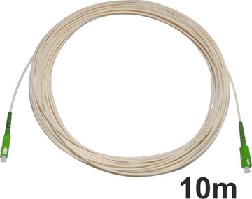 Оптоволоконный патч-корд SC/APC-SC/APC sx, кабель 10 м