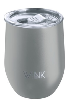 WINK Bottle, Kubek termiczny TUMBLER GREY, bez BPA