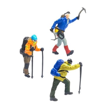 3 szt. Mini 1/64 wspinaczkowa kolejka uliczna