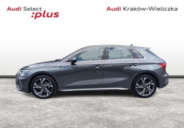 Audi A3 8Y Sportback 1.5 35 TFSI 150KM 2024 Audi A3 Sportback Gwarancja 2028 Salon PL S-Line Virtual Keyless Fotele sp, zdjęcie 1