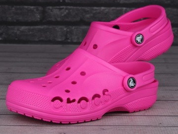 Klapki damskie, sportowe, chodaki Crocs Baya ELECTRIC PINK