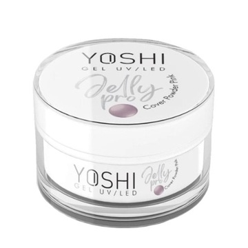 Gel Jelly Pro 50мл YOSHI 008 Покрывающая пудра Розовый УФ