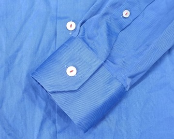 ETON of SWEDEN TWILL COTTON SLIM FIT BIZNESOWA MĘSKA KOSZULA JAK NOWA 38