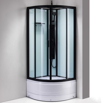 KABINA PRYSZNICOWA Z HYDROMASAŻEM NINA 90x90 CM
