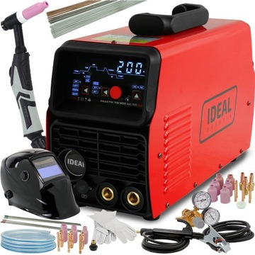 Spawarka inwertorowa TIG 200A HF MMA COLD IDEAL PRAKTIK 200 ACDC PUNKT
