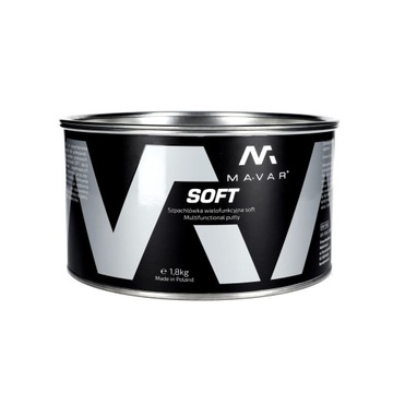 Szpachlówka szpachla SOFT MAVAR 1,8 kg + utwar