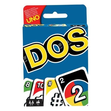 GRA KARCIANA DOS - UNO MATTEL druga edycja HNN01