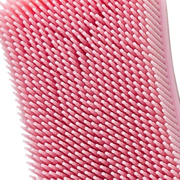 Силиконовый скраб для тела, мягкая щетка для ванны для головы.