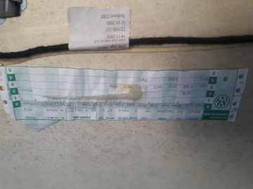 Обшивка потолка VW Passat B5 3BG