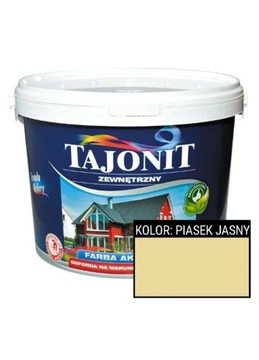 TAJONIT Zewnętrzny-akrylowa farba PIASEK JASNY |1l