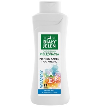 Biały Jeleń płyn do kąpieli i pod prysznic z witaminami AEF 750ml
