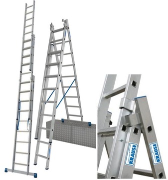 KRAUSE STABILO drabina 3x9 na SCHODY 133755 6,85m