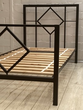 Кровать металлическая с мягкой панелью А- Лего 90х200