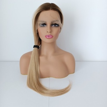 Парик LACE FRONT Блондин 40/55/80см + шапочка БЕСПЛАТНО