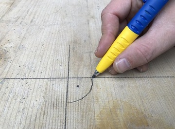 Ołówek budowlany stolarski automatyczny znacznik DRY 2in1 Bleispitz