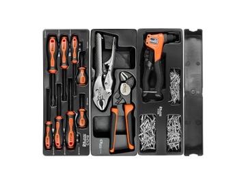Шкаф для инструментов, тележка 105,5 см, 7 ящиков, 398 элементов Richmann Exclusive