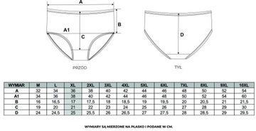 Figi Majtki Bawełniane Damskie Mix Kolor Wysoki Stan MORAJ 3-szt 6XL