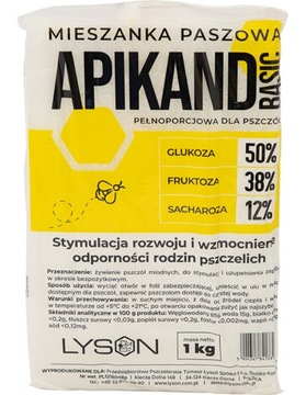 Apikand BASIC 1kg POKARM dla pszczół