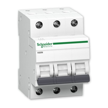 SCHNEIDER Wyłącznik nadprądowy 3P C 32A 6kA AC K60N A9K02332
