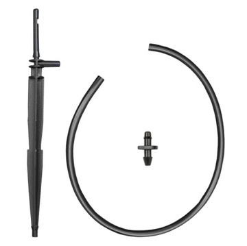 25x КАПЕЛЬНИЦА, прямая, с заглушкой и шлангом ЭМИТЕРНЫЙ ШЛАНГ 50см