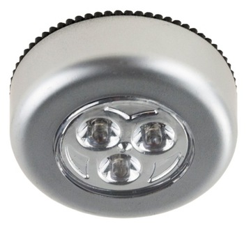 3-СВЕТОДИОДНАЯ САМОКЛЕЯЩАЯСЯ СЕНСОРНАЯ ЛАМПА, САМОКЛЕЯЩАЯСЯ, РАБОТАЕТ ОТ БАТАРЕИ ПОД ШКАФОМ