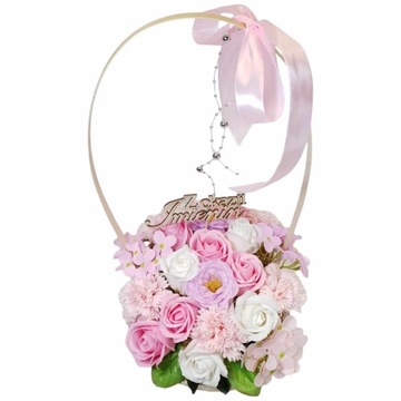 Букет Корзина с мыльными розами мыльные цветы УНИКАЛЬНЫЙ подарок женщине