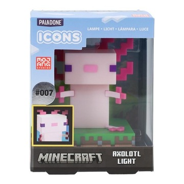 Lampka nocna Minecraft Axolotl Paladone Licencja