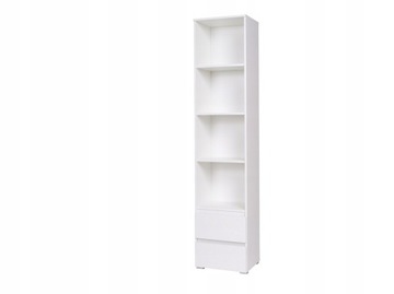 Regał szafka na książki albumy biały white CO1 45