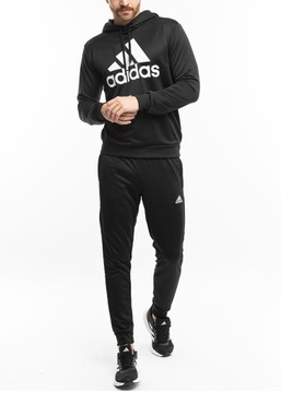 adidas dres męski komplet sportowy dresowy bluza spodnie Terry Hooded r.L