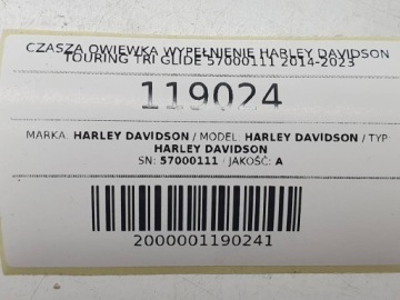 КОЗЫРЕК ОБТЕКАТЕЛЬ НАПОЛНИТЕЛЬ HARLEY DAVIDSON TOURING TRI GLIDE 57000111 2014-