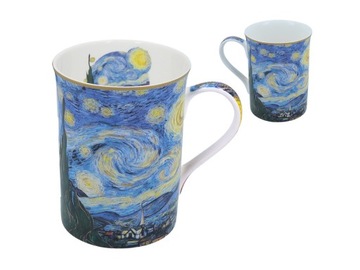 Kubek do kawy herbaty 360 ml duży na prezent V. van Gogh Gwiaździsta noc