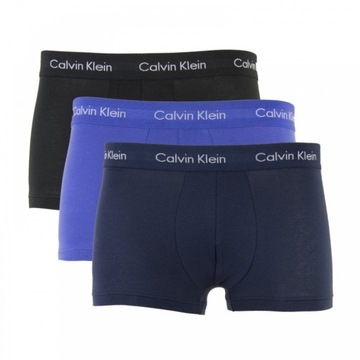 CALVIN KLEIN BOKSERKI 3 PACK RÓŻNE U2664G 4KU XS