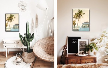 Картина-постер PALMS BEACH SEA 21x30см #131