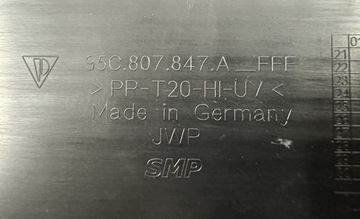 CLONA (KRYT) PODLOŽKA RÁMEČEK POD TABULKA SPZ NÁRAZNÍKU PORSCHE MACAN 95C