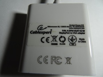 АДАПТЕР CABLEXPERT Gembird DisplayPort на VGA