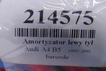 AUDI A4 B5 TLUMIČ LEVÉ ZADNÍ ZÁVITOVÉ