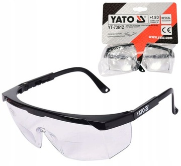 YATO OKULARY OCHRONNE KOREKCYJNE +1.5 GOGLE BHP